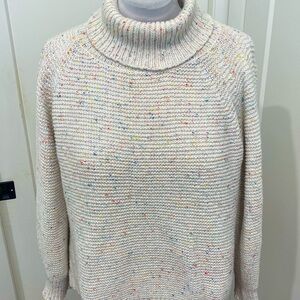Workshop Republic Clothing Chunky Knit Confetti Sweater |Size Large